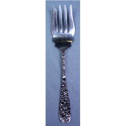 Signed Sterling Stieff Serving Fork with monogram RARE