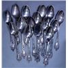 Image 1 : Vintage Circa 1924 Sterling silver Teaspoons in the "Monticello" Pattern