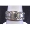 Image 1 : Benchmark 14K White Gold Eternity Band with Diamonds, Size 6