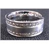 Image 3 : Benchmark 14K White Gold Eternity Band with Diamonds, Size 6