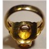 Image 4 : ESTATE JEWELRY Very heavy 18k yellow gold ring sign with an Oval Citrine