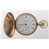 Image 2 : Illinois Ladies 14K Gold Hunting Case Pocket Watch