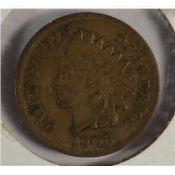 1908-S Indian One Cent Fine