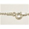 Image 3 : Non-Native 18" Sterling Silver Beaded Necklace Chain (Italy)