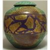 Image 2 : Non-Native Raku Painted & Glazed Pottery with Lid - Rick Loewenkamp