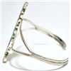 Image 2 : Zuni Multi-Stone Donald Duck Sterling Silver Cuff Bracelet - Andrea Shirley