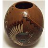 Image 5 : Navajo Etched Painted & Finished Yei Pottery - Nancy Chilly