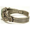 Image 3 : Old Pawn Navajo Carico Lake Turquoise Sterling Silver Cuff Bracelet - Raymond Beard