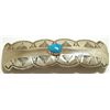 Navajo Turquoise Sterling Silver Hair Barrette - Joann Silver