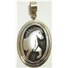 Navajo Sterling Silver Horse Pendant - Tommy Singer