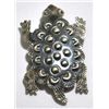Image 1 : Navajo Sterling Silver Turtle Pendant & Pin - Tim Yazzie