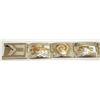 Image 2 : Navajo 12k Gold Fill over Sterling Silver Link Bracelet - Alonzo Mariano