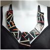 Santo Domingo Multi-Stone & Black Jet Heishi Necklace - Delbert & Torevia Crespin