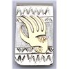 Image 1 : Navajo 12k Gold Fill Over Sterling Silver Bear Paw Money Clip - Roger Jones