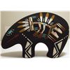 Image 1 : Navajo Sand Painting Kachina on Bear Pottery - Eva Betone