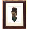 Navajo Grizzly Bear Feather Painting - Donovan Begay