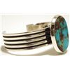 Image 2 : Zuni Mountain Turquoise Sterling Silver Cuff Bracelet - Ric Laselute