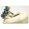Image 3 : Navajo Turquoise Dots Sterling Silver Men's Ring - Irene J