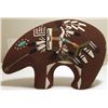Navajo Sand Painting Kachina on Bear Pottery - Eva Betone
