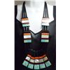 Santo Domingo Reversible Multi-Stone & Black Jet Heishi Necklace - Delbert & Torevia Crespin
