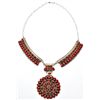 Navajo Coral Cluster Necklace - Juliana Williams
