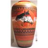 Navajo Horse Head Etched Pottery - Ernie Watchman