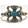 Navajo Turquoise Sterling Silver Cuff Bracelet - Henry Morgan