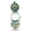 Image 1 : Zuni Turquoise Dotted Women's Watch - Wayne Johnson Sr.