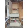 Image 3 : PIPE CLAMPS AND 4 CABINETS WITH ASSORTED HARDWARE