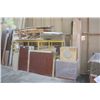 Image 2 : RACK OF ASSORTED CABINETRY AND DOOR PARTS