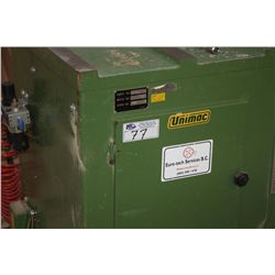 UNIMAC TIGER STOP DIGITAL CALIBRATING SAW