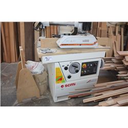 SCMI T-110I TILTING SPINDLE MOULDER WITH FEEDER