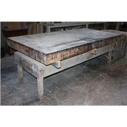 LARGE WOODEN WORK TABLE