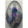 Image 1 : Robert Eickholt Art Glass Mountain Egg Paperweight