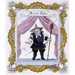 Cartes porcelaine  Album de pièces variées. 145 pièces de format variés, collées par les coins sur f
