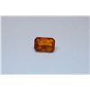 Image 1 : 6.35 MEXICAN FIRE OPAL EMERALD CUT STONE