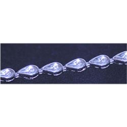 30.35 CTW 10K WHITE GOLD DIAMOND BRACELET