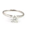 Image 1 : Certified Round SI2/I1,  G Solitaire Ring 0.6ctw