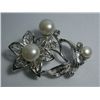 Image 1 : ELEGANT WHITE PEARL BROOCH AUTHENTIC PHILIPPINE PEARL M