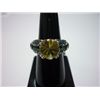 Image 1 : NATURAL 30.50 CTW SEMI PRECIOUS RING .925 STERLING SILV