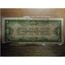 1928-A $1 SILVER CERTIFICATE FUNNY BACK (AS SHOWN)