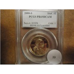 2000-S SACAGAWEA DOLLAR PCGS PR69 DCAM