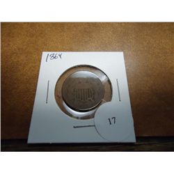 1864 TWO CENT PIECE
