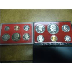 1974 & 80 US PROOF SETS (WITH NO BOXES)