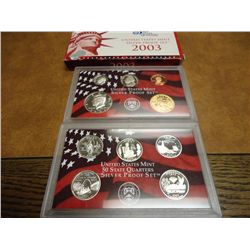 2003 US SILVER PROOF SET (WITH BOX)