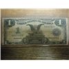 Image 1 : 1899 LARGE SIZE $1 SILVER CERTIFICATE BLACK EAGLE