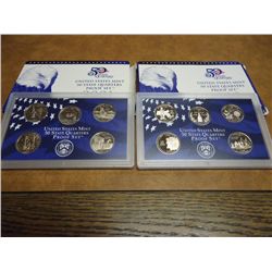 2000 & 01 US 50 STATE QUARTERS PROOF SETS