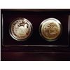 Image 2 : 1999-P DOLLEY MADISON 2 COIN PF & UNC SILVER $ SET