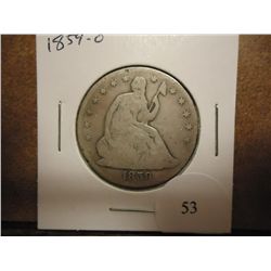 1859-O SEATED LIBERTY HALF DOLLAR