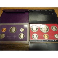 1977 & 85 US PROOF SETS (WITH BOXES)